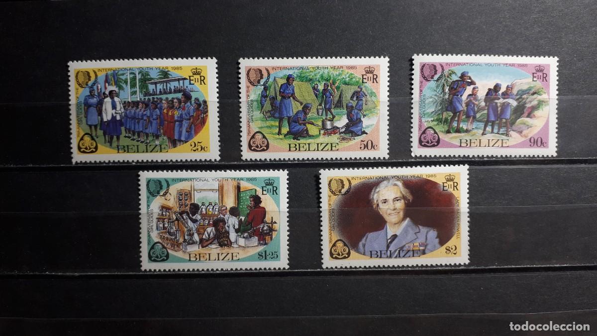 Sellos: BELIZE. 1985. **. YVERT 700/4