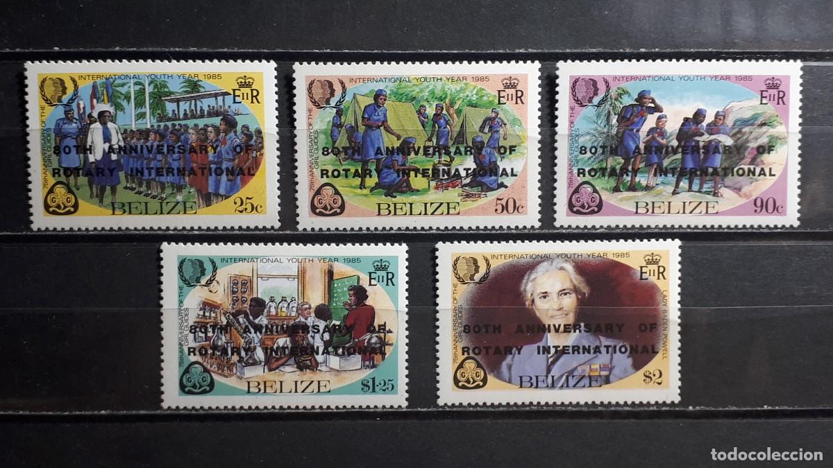 Sellos: BELIZE. 1985. **. YVERT 735/9