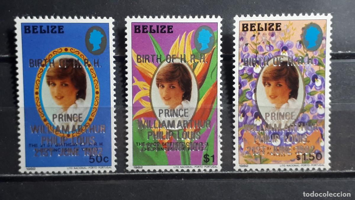 Sellos: BELIZE. 1982. **. YVERT 609/11