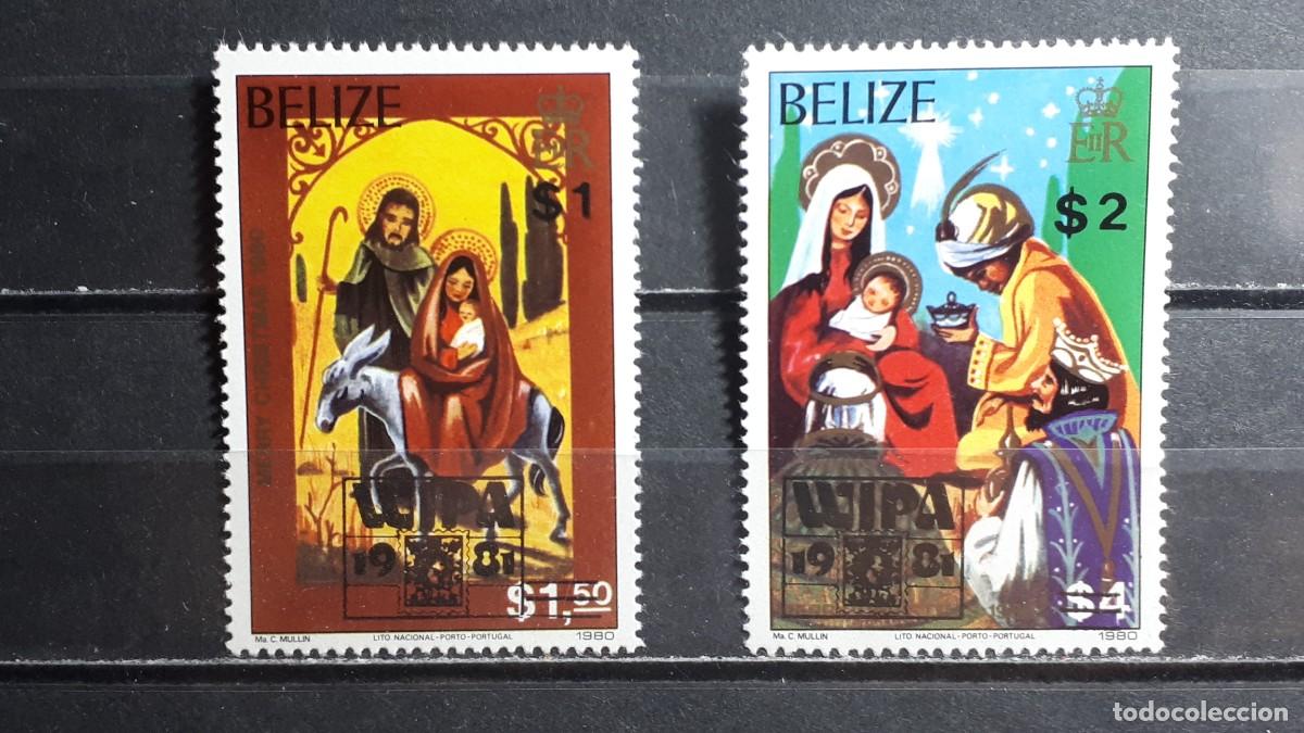 Sellos: BELIZE. 1981. **. YVERT 519/20