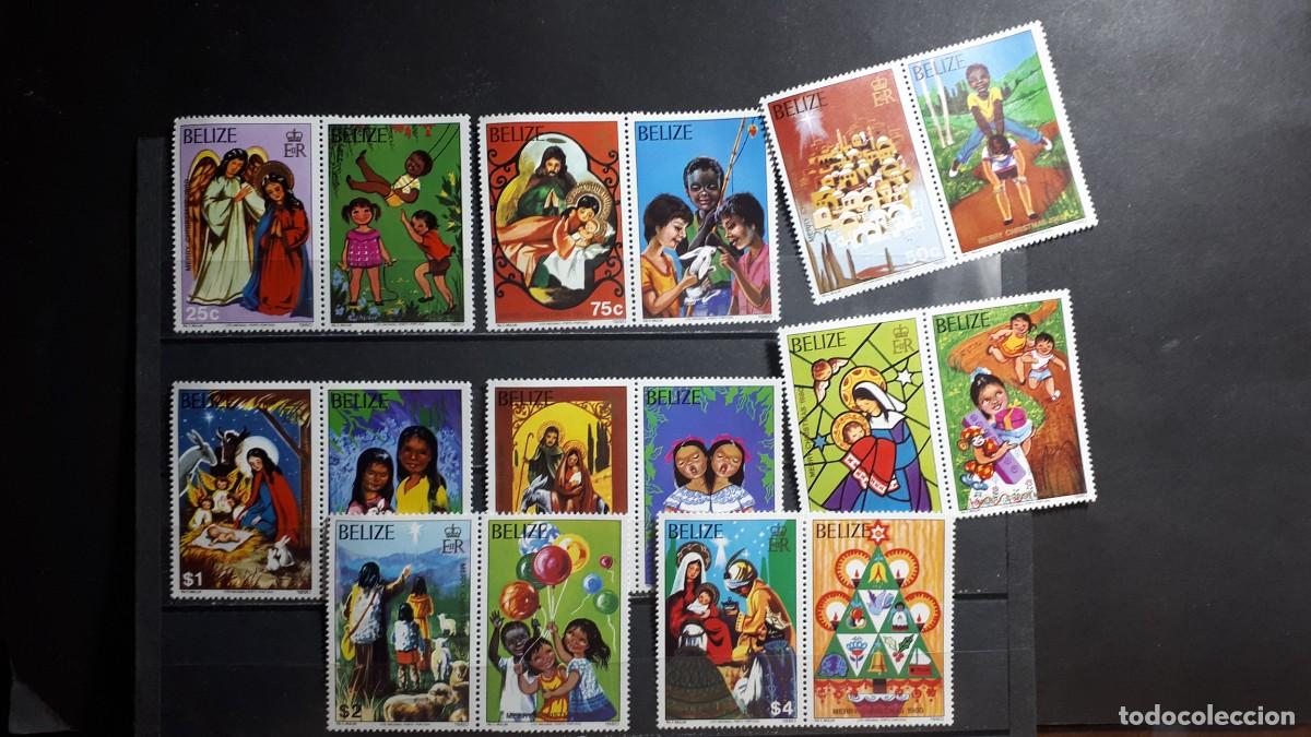 Sellos: BELIZE. NAVIDAD. 1980. **. YVERT 504/11