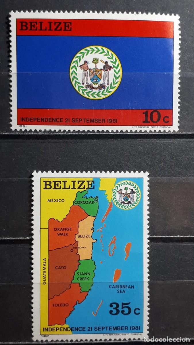 Sellos: BELIZE. 1982. **. YVERT 572/3