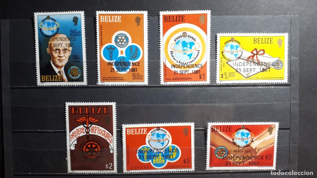 Sellos: BELIZE. 1981. **. YVERT 554/60