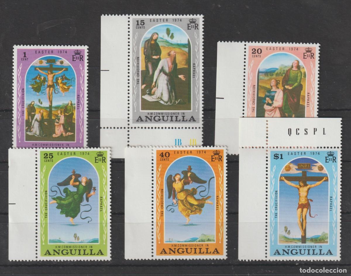 Sellos: Anguilla 1974 - Yvert 155/160 mnh**