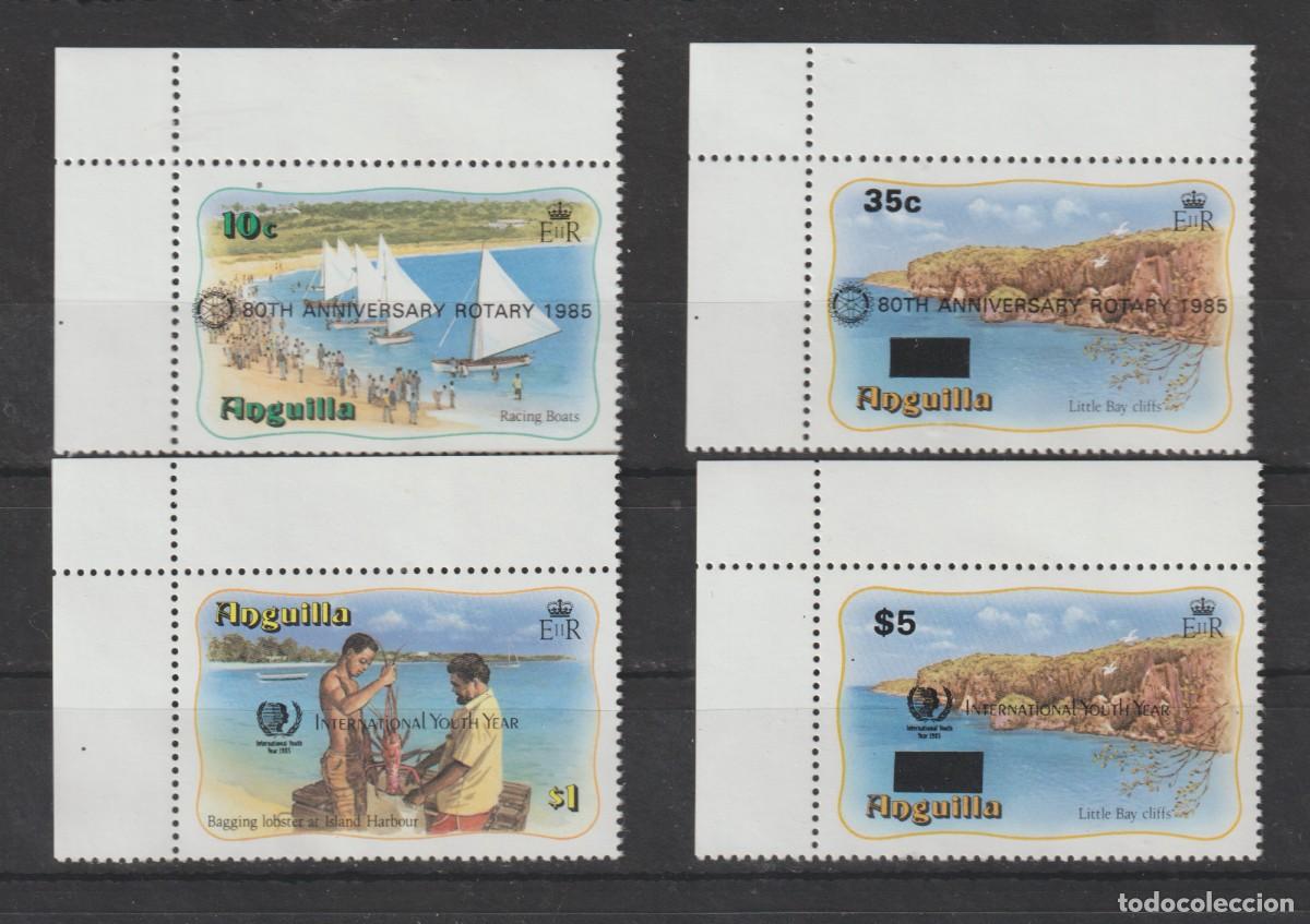 Sellos: Anguilla 1985 - Rotary Int. mnh**