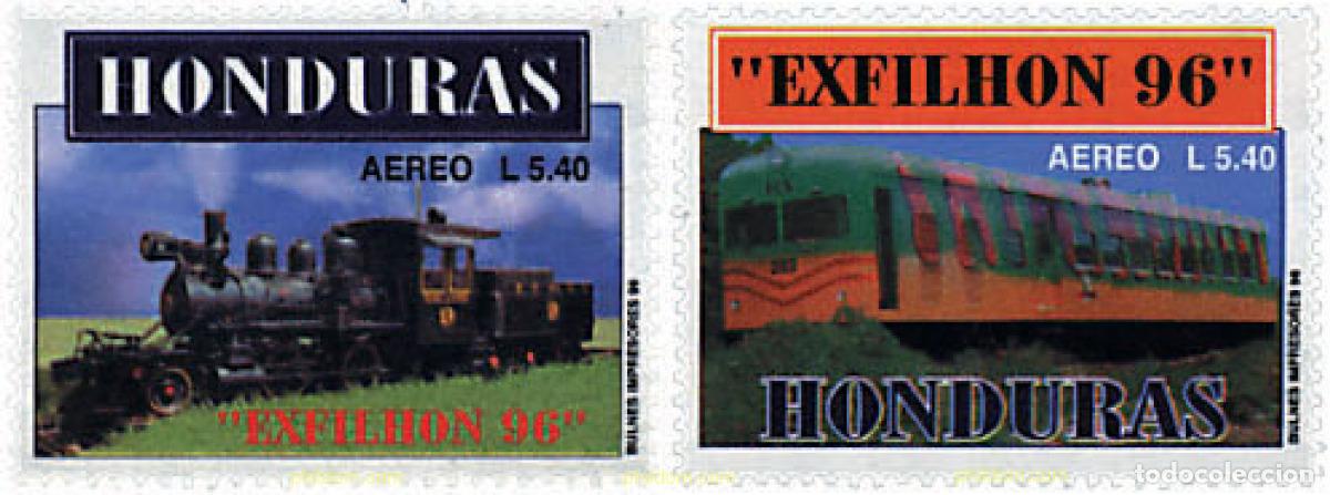 Sellos: 55047 MNH HONDURAS 1996 EXFILHON 96. EXPOSICION FILATELICA NACIONAL