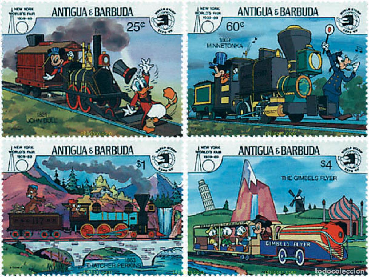Sellos: 286512 MNH ANTIGUA Y BARBUDA 1989 EXPO 89. EXPOSICION UNIVERSAL DE WASHINGTON