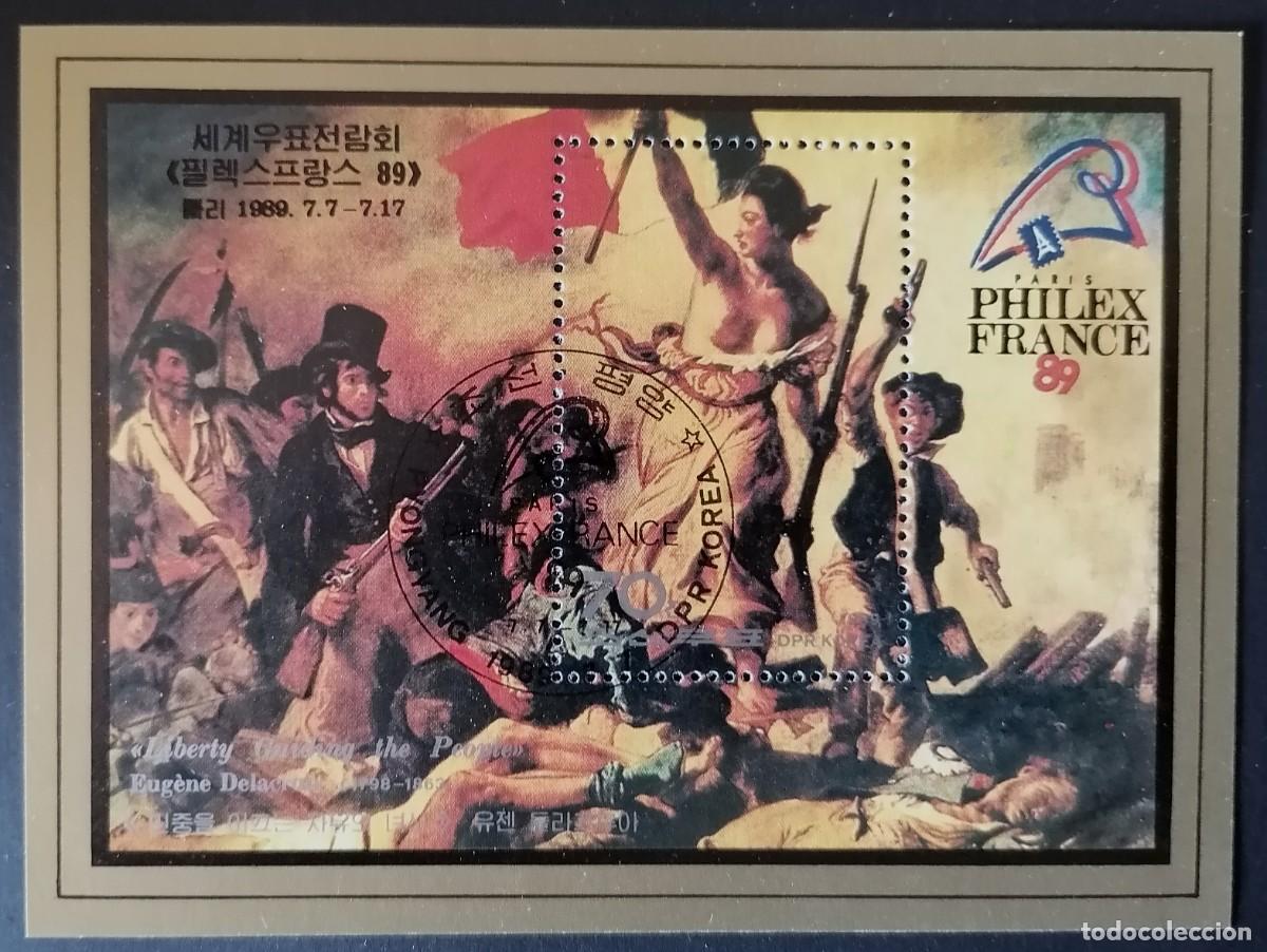 Sellos: COREA 1989 - HB EXPO PHILEXFRANCE .