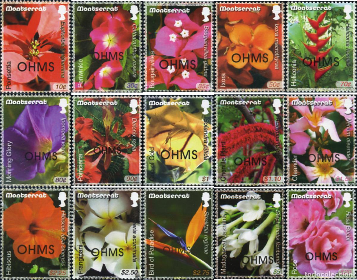 Sellos: 345639 MNH MONTSERRAT 2008 FLORES