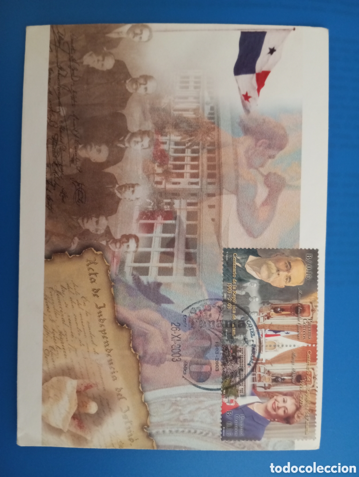 Sellos: PANAMA, CENTENARIO DE LA REPUBLICA, SPD ,2003