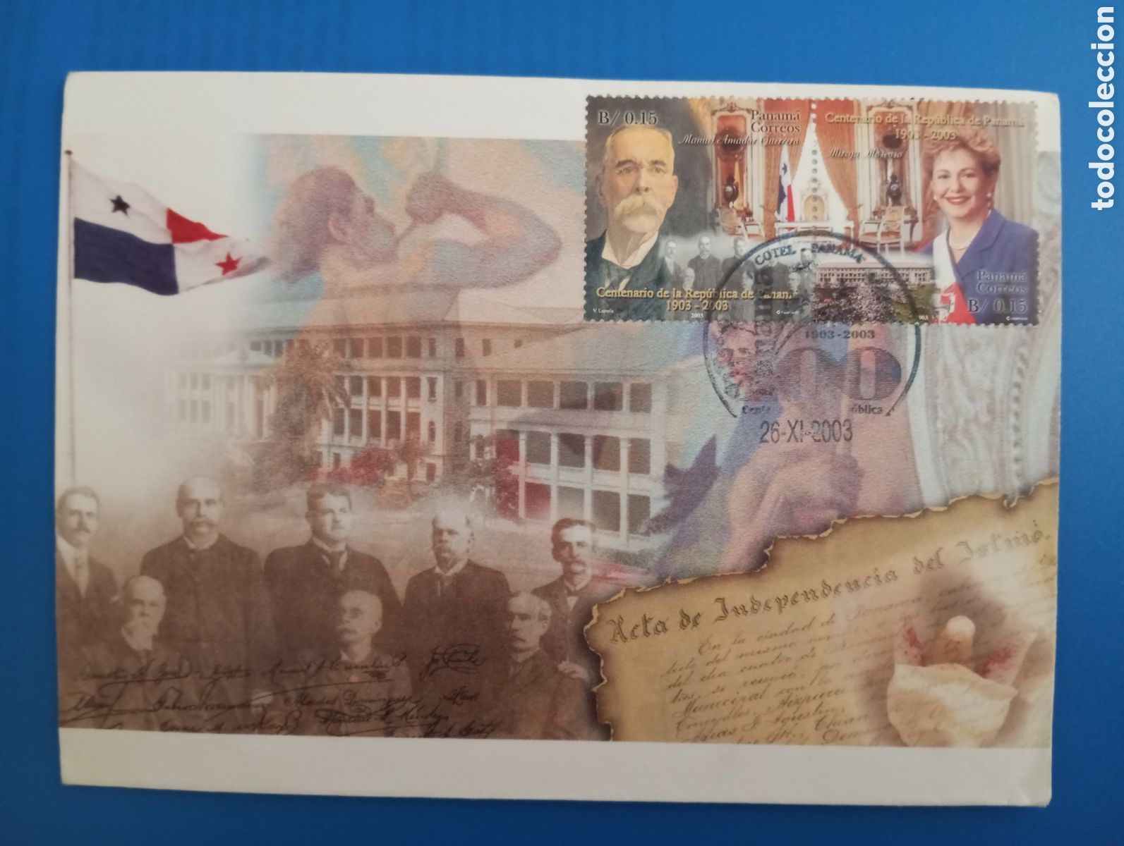 Sellos: PANAMA, CENTENARIO DE LA REPUBLICA, SPD ,2003
