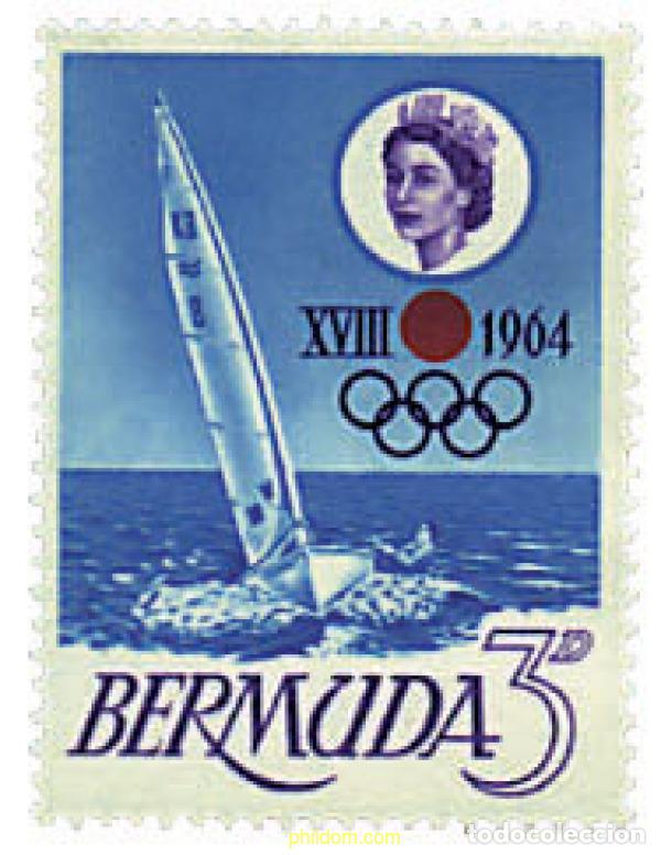 Sellos: 26745 MNH BERMUDAS 1964 18 JUEGOS OLIMPICOS VERANO TOKIO 1964