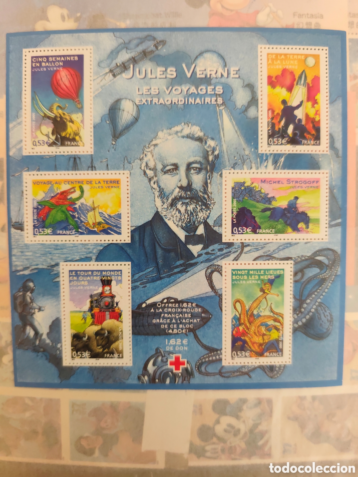 Sellos: HB Jules Verne France france 2005 jules verne bloc france 2005 jules verne b neuf **&nbsp; YT : 85