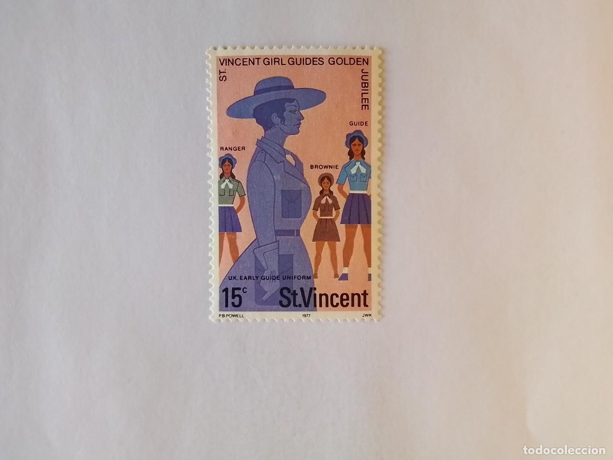 Sellos: A&Ntilde;O 1977 SAN VICENTE SELLO USADO
