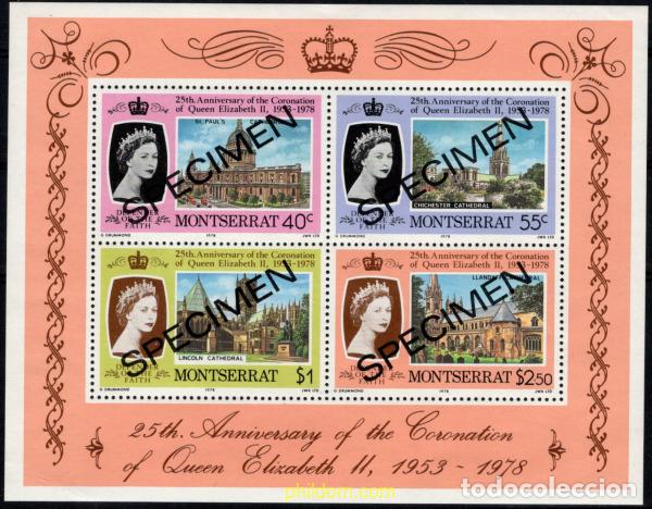 Sellos: 793826 MNH MONTSERRAT 1978 25 ANIVERSARIO DE LA CORONACION DE ISABEL II