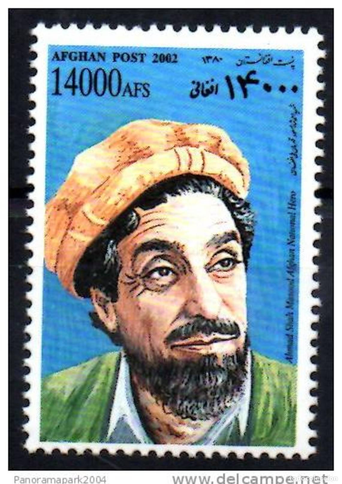 Sellos: Emisi&oacute;n conjunta Francia Afganist&aacute;n 2002 Ahmad Shah Massoud Yvert n&uacute;m. 1549