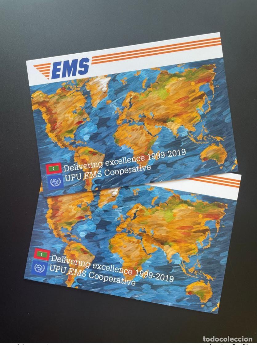 Sellos: Maldivas 2019 Mi.? Edici&oacute;n conjunta completa de Papeler&iacute;a | 20Ans EMS UPU