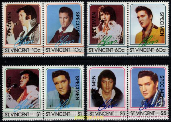 Sellos: 793902 MNH SAN VICENTE 1985 HOMENAJE A ELVIS PRESLEY