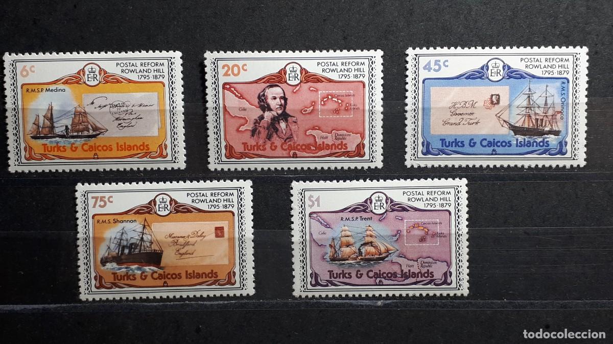 Sellos: TURCKS Y CAICOS. A&Ntilde;O 1979. **. YVERT 440a/4a.