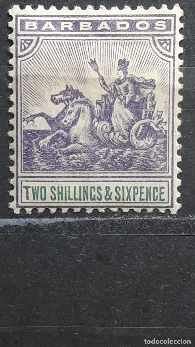 Sellos: BARBADOS. A&Ntilde;O 1904. *. YVERT 75.