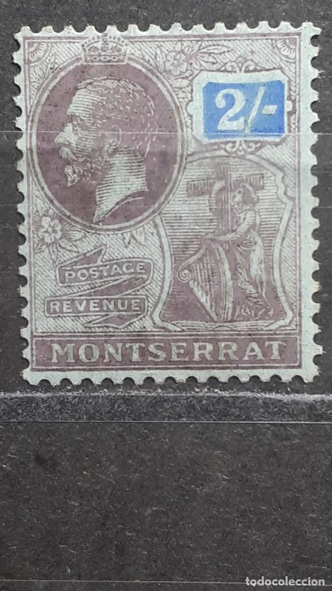 Sellos: MONTSERRAT. A&Ntilde;O 1916. *. YVERT 50