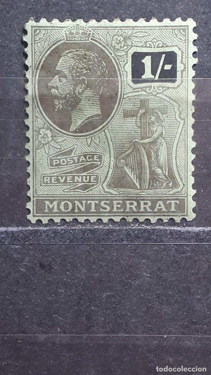 Sellos: MONTSERRAT. A&Ntilde;O 1916. *. YVERT 49