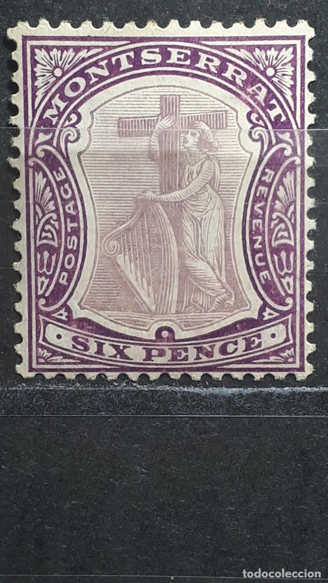 Sellos: MONTSERRAT. A&Ntilde;O 1903. *. YVERT 36 - Foto 1