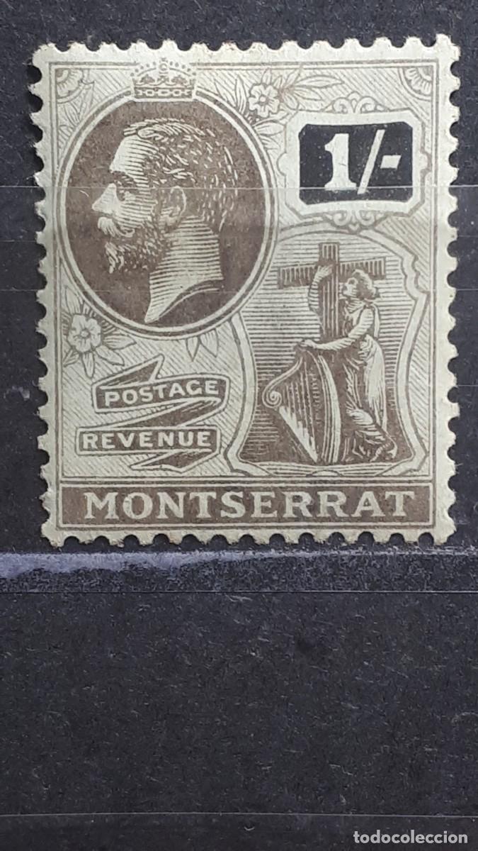 Sellos: MONTSERRAT. A&Ntilde;O 1922. *. YVERT 68 - Foto 1