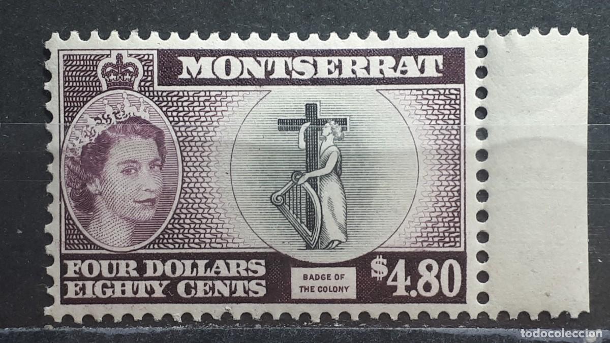 Sellos: MONTSERRAT. A&Ntilde;O 1955-7. **. YVERT 144 - Foto 1