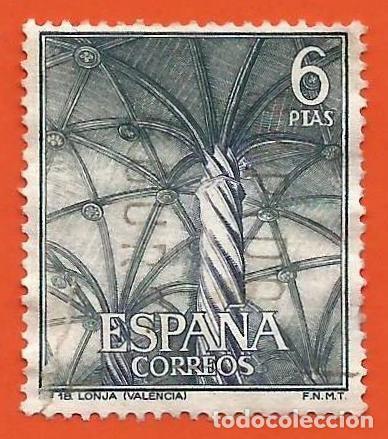 Sellos: Espa&ntilde;a. Spain. 1965. Edifil # 1652. Turismo. Lonja de Valencia