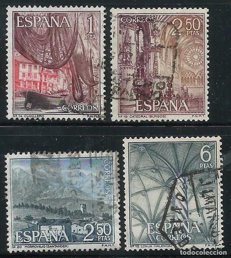 Sellos: Espa&ntilde;a. Spain. 1965. Lote de 3 sellos diferentes de Turismo