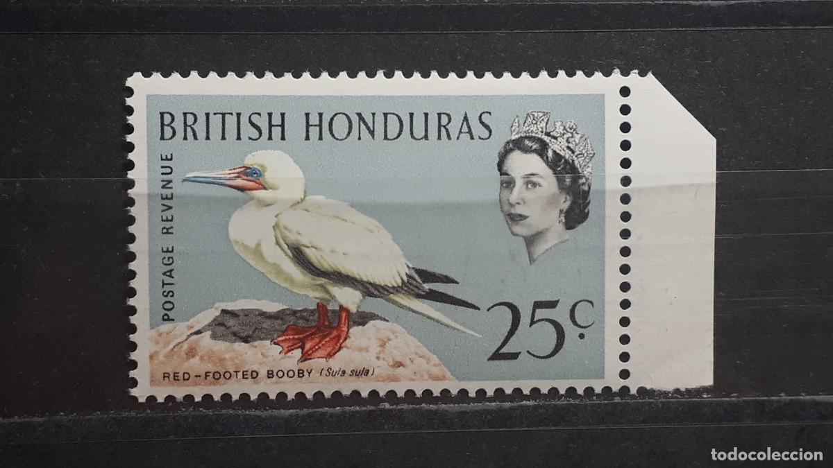 Sellos: HONDURAS BRIT&Aacute;NICA. A&Ntilde;O 1962. **. YVERT 177