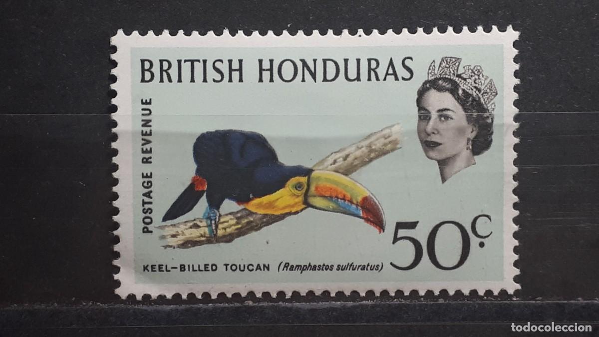 Sellos: HONDURAS BRIT&Aacute;NICA. A&Ntilde;O 1962. *. YVERT 178