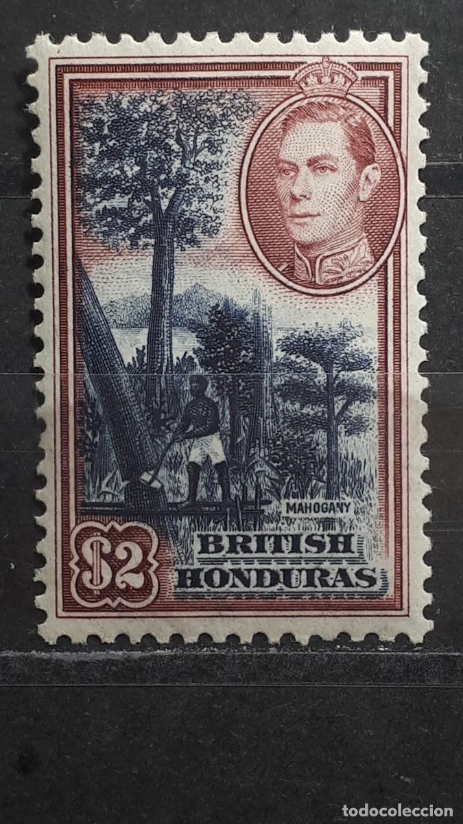 Sellos: HONDURAS BRIT&Aacute;NICA. A&Ntilde;O 1938. *. YVERT 128