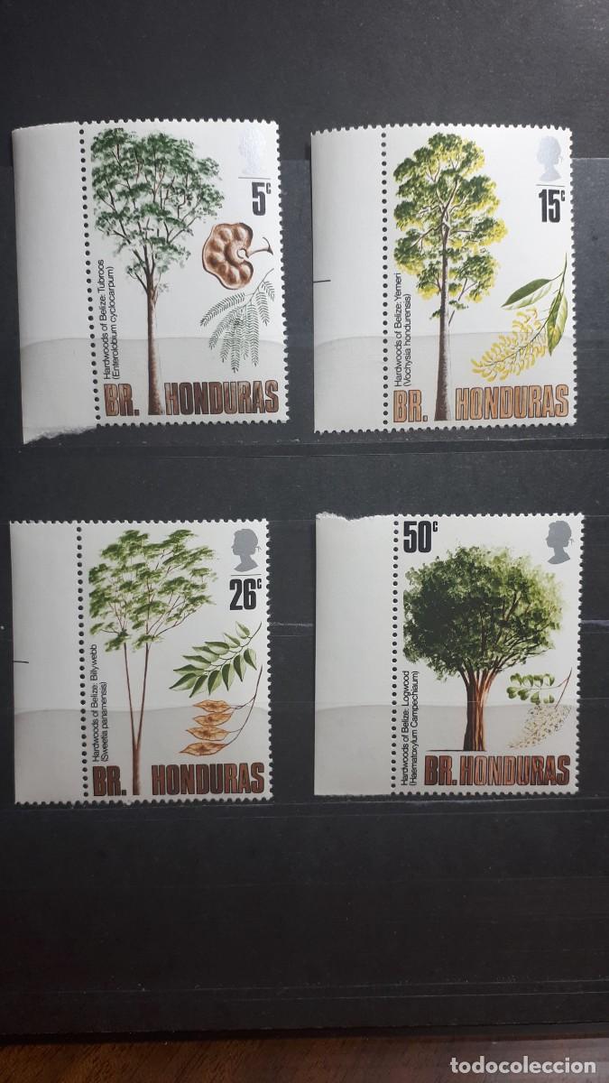 Sellos: HONDURAS BRIT&Aacute;NICA. A&Ntilde;O 1971. **. YVERT 274/7