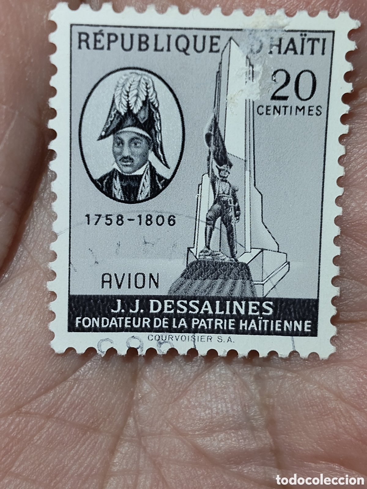 Sellos: Sello de Haiti Bicentenario del nacimiento de Jean-Jacques Dessalines 1958
