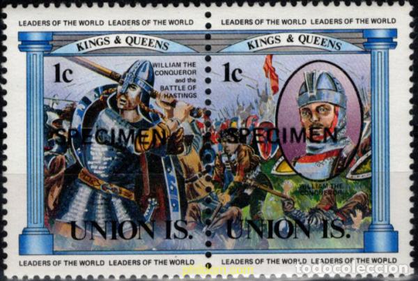 Sellos: 794006 MNH SAN VICENTE GRANADINAS. UNION ISLAND 1984 MONARCAS BRITANICOS