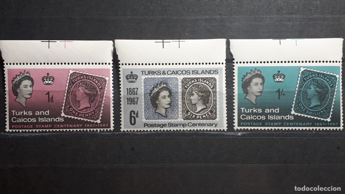 Sellos: TURKS Y CAICOS. A&Ntilde;O 1967. **. YVERT 213/5