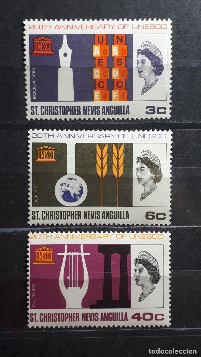 Sellos: SAN CRISTOBAL NEVIS. A&Ntilde;O 1966. *. YVERT 193/5
