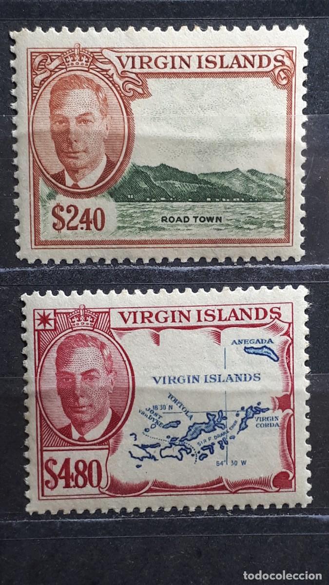 Sellos: V&Iacute;RGENES. A&Ntilde;O 1952. *. YVERT 110/11. FIN DE SERIE