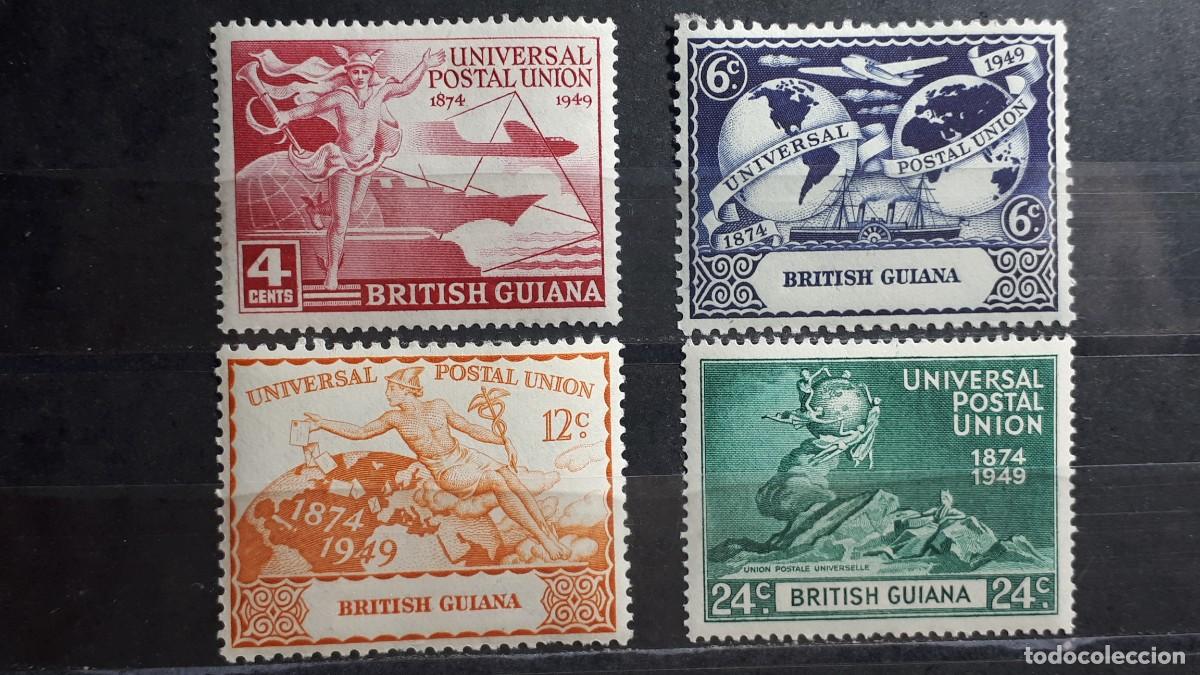 Sellos: GUYANA BRIT&Aacute;NICA. A&ntilde;o 1949. *. YVERT 178/81