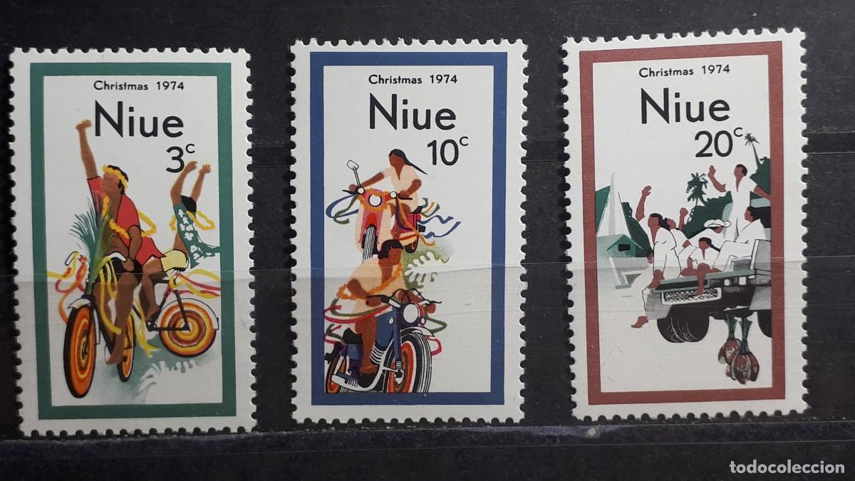 Sellos: NIUE. A&Ntilde;O 1974. **. YVERT 153/5