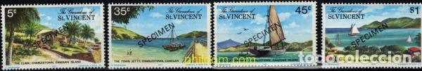 Sellos: 794167 MNH SAN VICENTE GRANADINAS 1977 VISTA DE LA ISLA CANOUAN