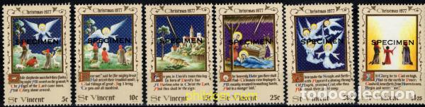 Sellos: 794168 MNH SAN VICENTE 1977 NAVIDAD