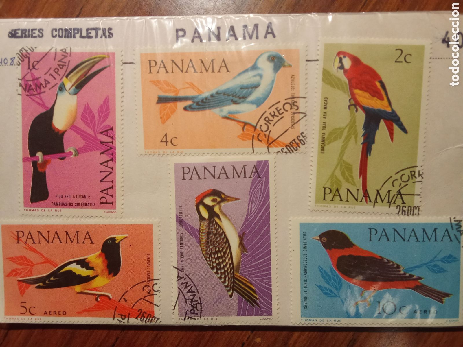 Sellos: Sellos correos PANAMA serie completa , circulada