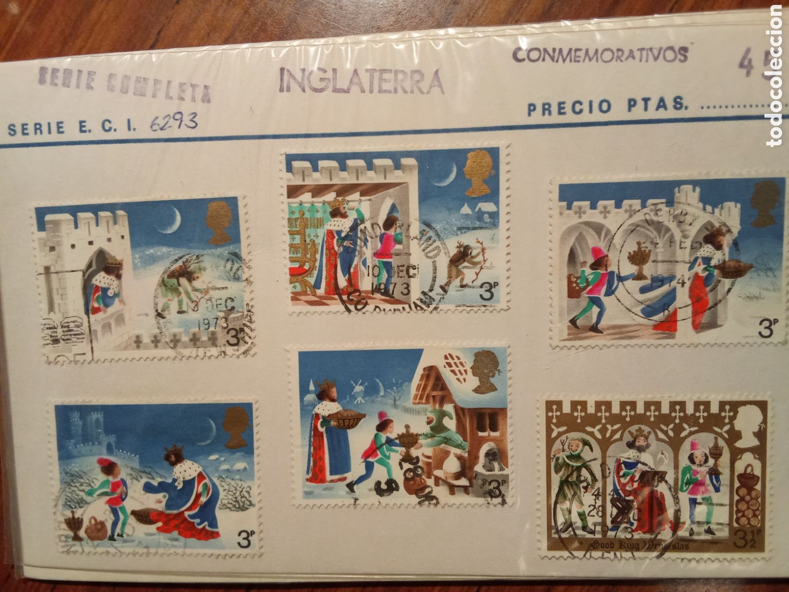 Sellos: Sellos correos INGLATERRA serie completa , circulada