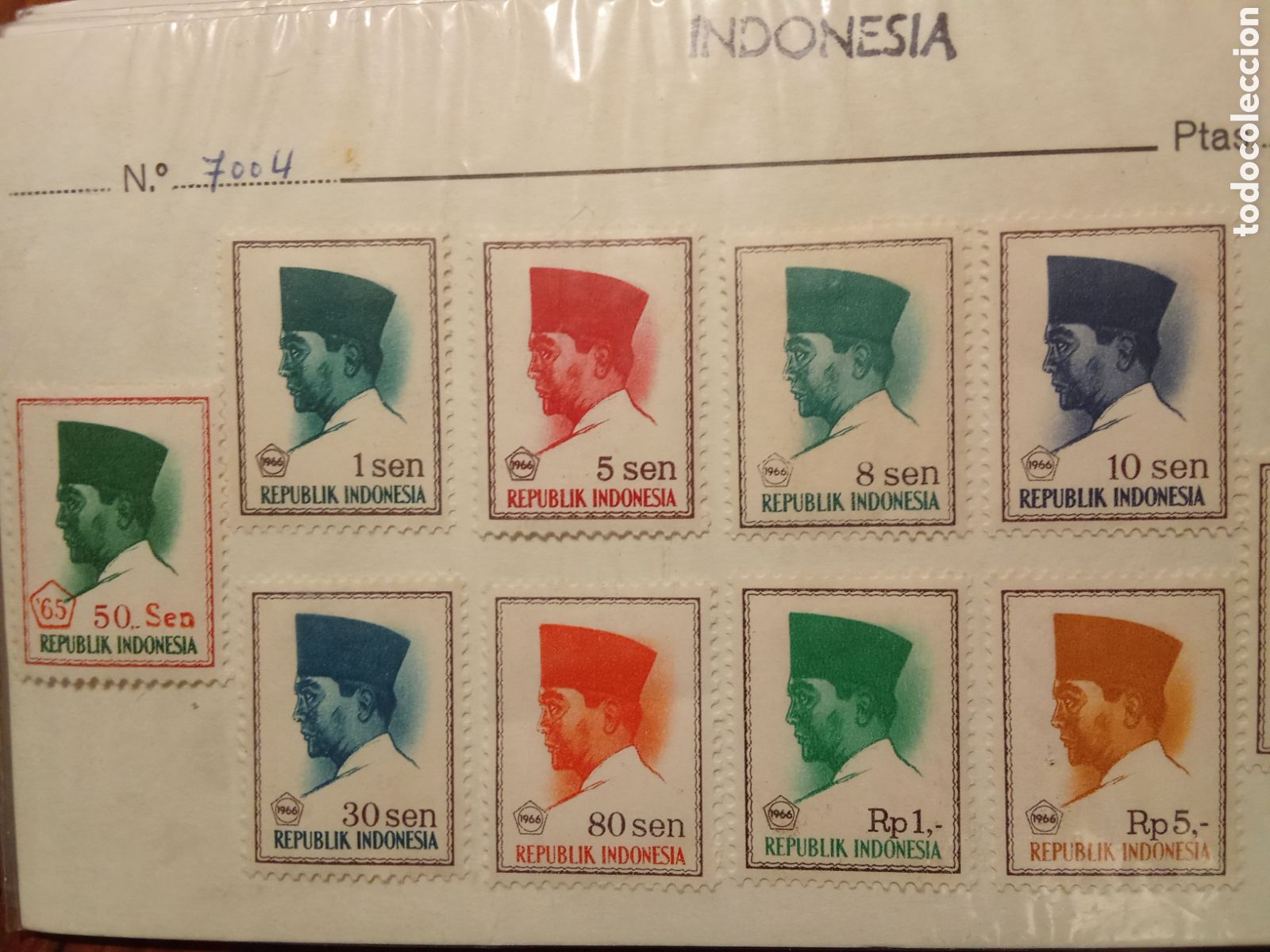 Sellos: Sellos correos INDONESIA serie completa , circulada