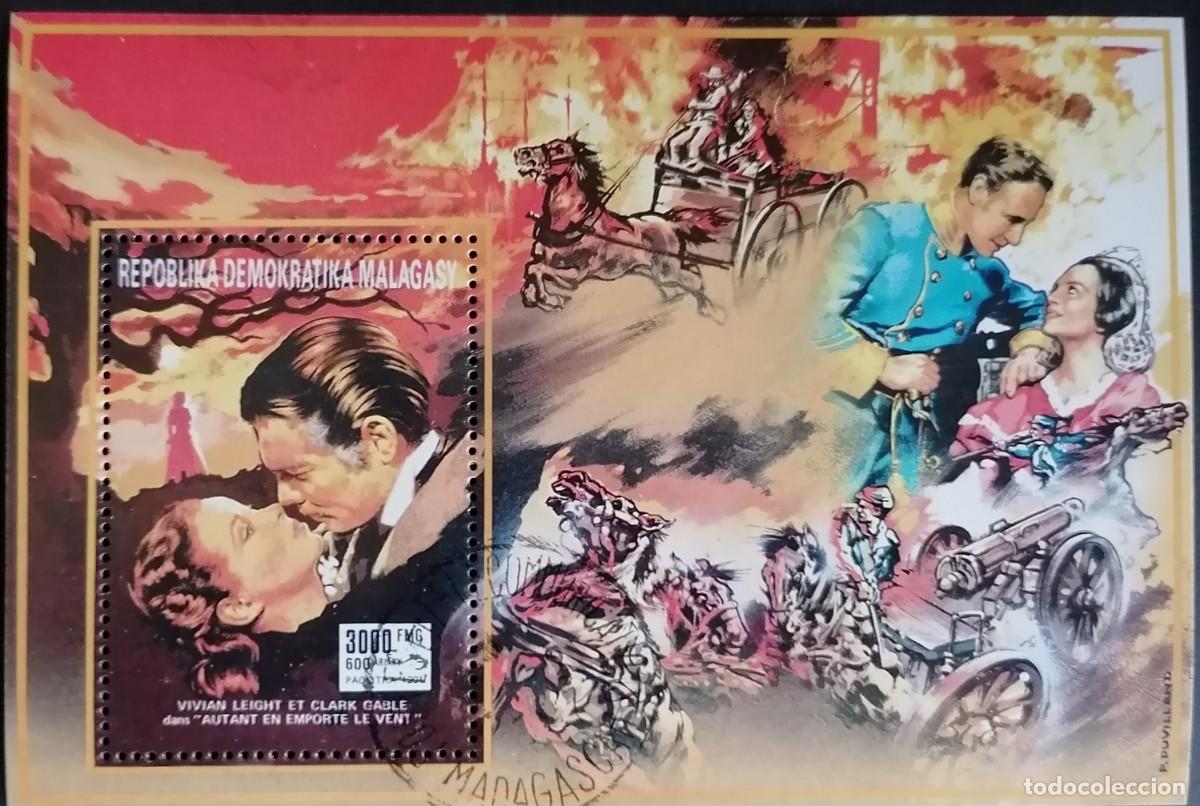 Sellos: MADAGASCAR 1992 - HB ACTORES .