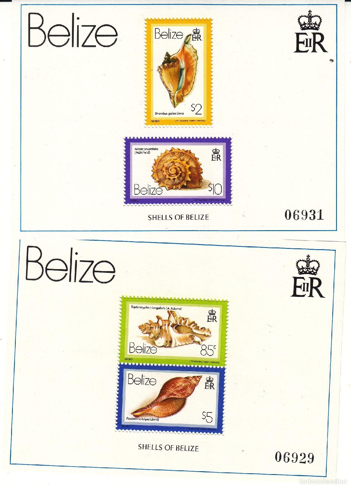 Francobolli: CRSEXT0036 SELLOS BELIZE N&ordm; CAT 10-11 XX SIN CHARNELA
