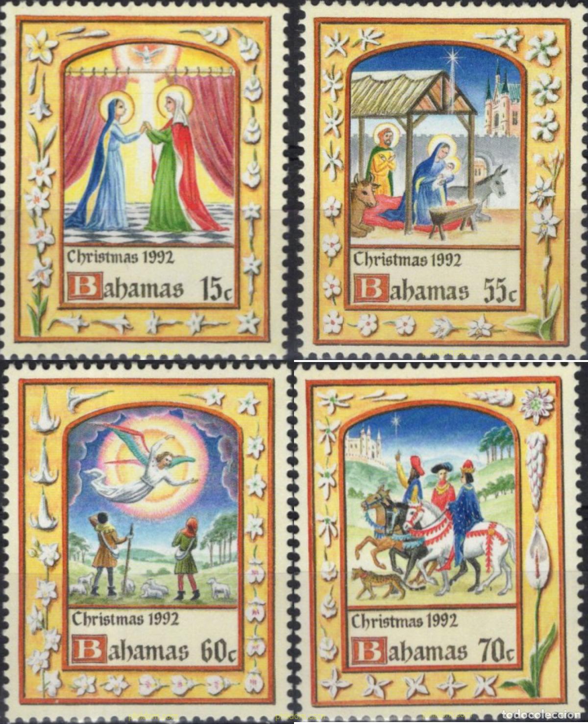 Sellos: 702995 MNH BAHAMAS 1992 NAVIDAD